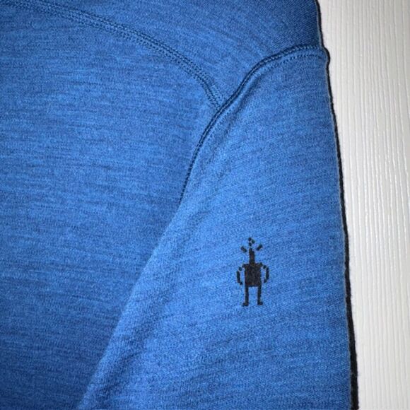 Smartwool Classic Thermal Merino Quarter-Zip Base Layer Top - Men's Large - Picture 5 of 6